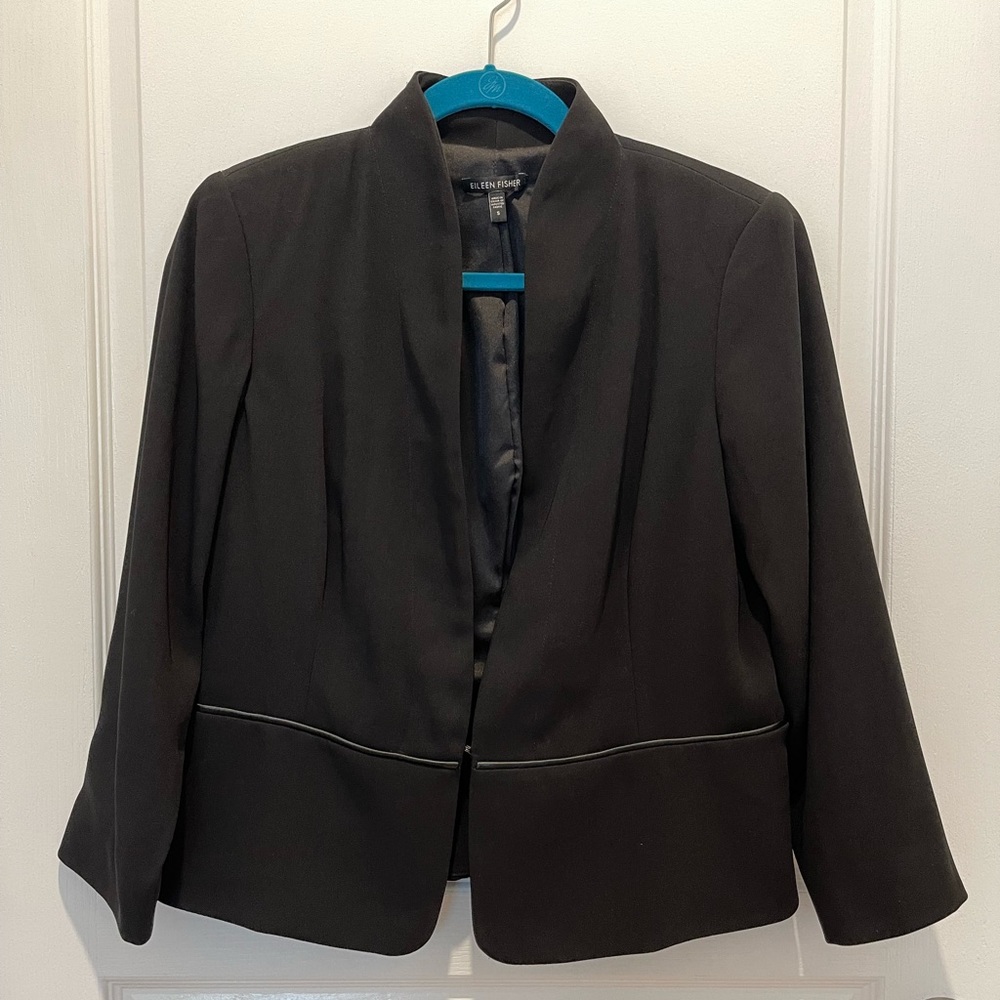 Eileen Fisher Blazer Black Size Small